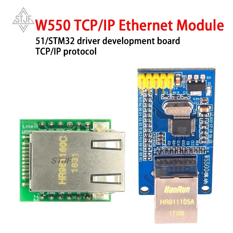 Elettronica intelligente USR-ES1 W5500 Chip Nuovo modulo TCP/IP convertitore SPI a LAN/Ethernet microcontrollore  IP 51 / STM32