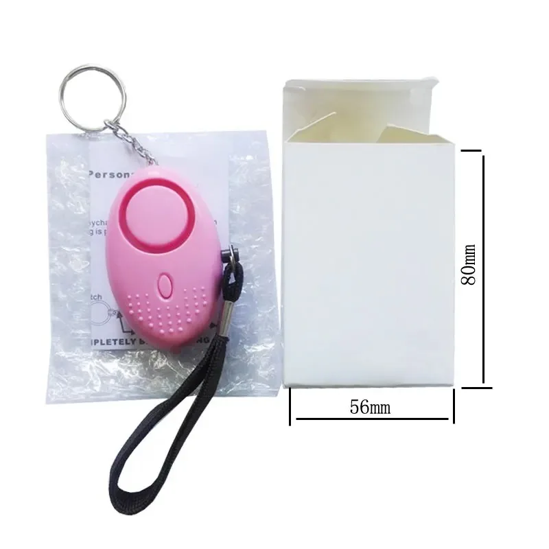 130dB Anti-wolf Girl Child Women Self Defense Alarm Security Protect Alert Personal Safety Scream Loud Emergency Alarm Keychain view 6