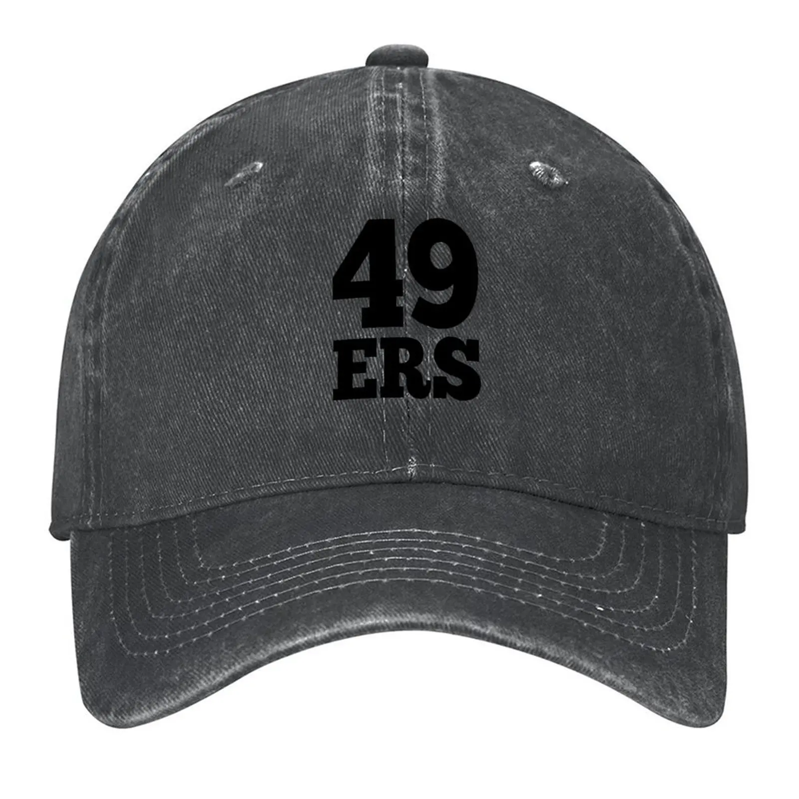 

49ers black Baseball Cap Sunscreen black Luxury Man Hat Visor Men's Baseball Women's