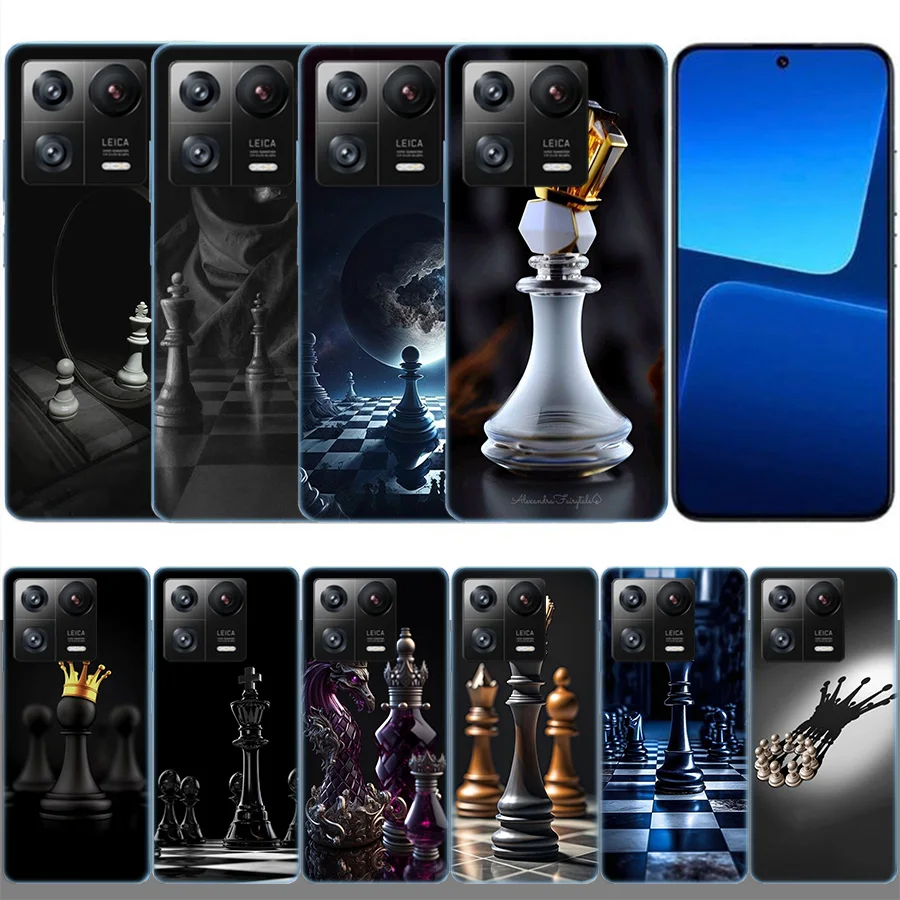 Competitive Chess Game Clear Luxury For Xiaomi Poco X5 X6 Pro X4 F4 GT X3 F6 F5 F3 F2 F1 M5 M4 M3 Mi Note 10 CC9 Pro Phone Cove