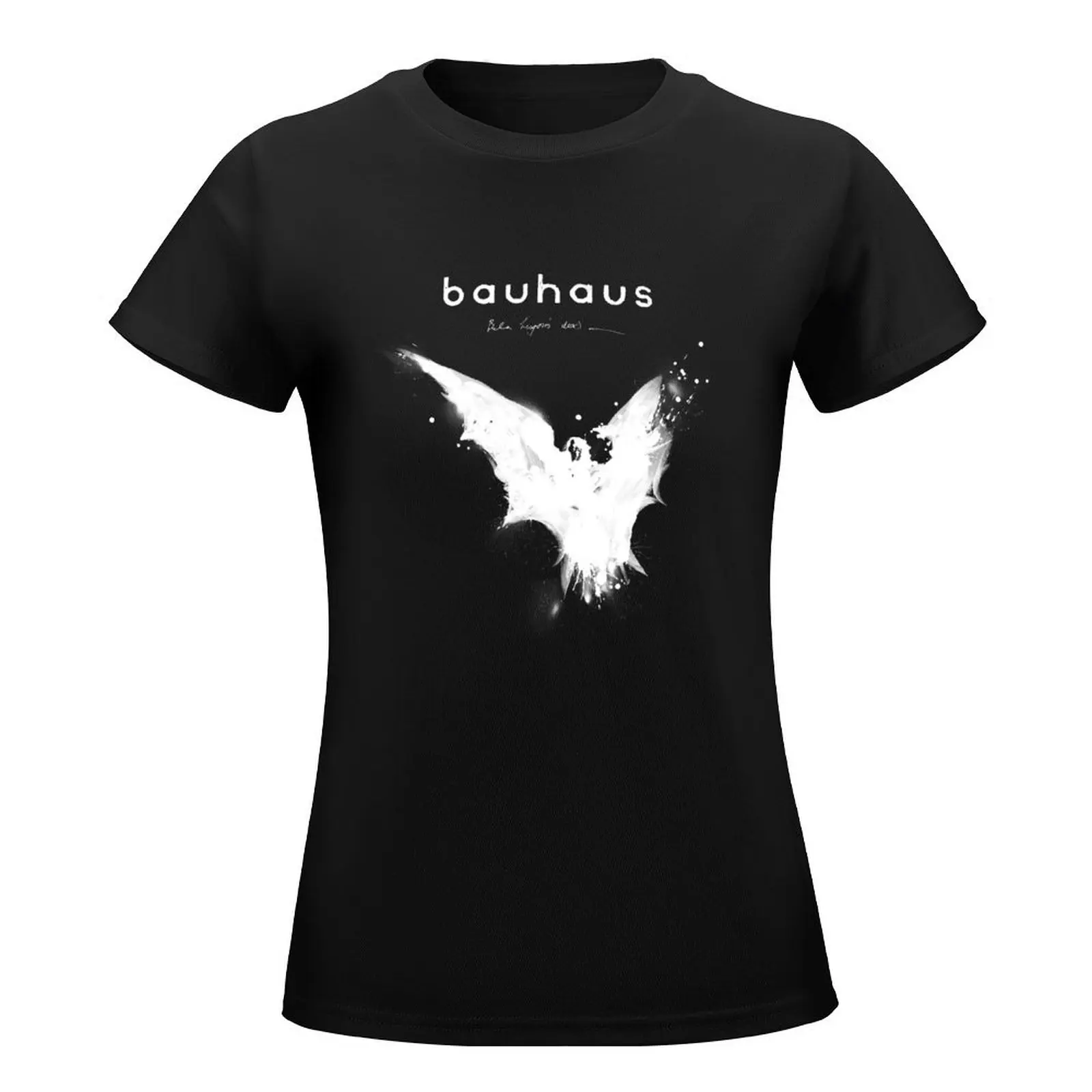 Copy of Bela Lugosi's Dead - Bauhaus (White) T-Shirt plus size tops customs design your own animal prinfor Women's tops