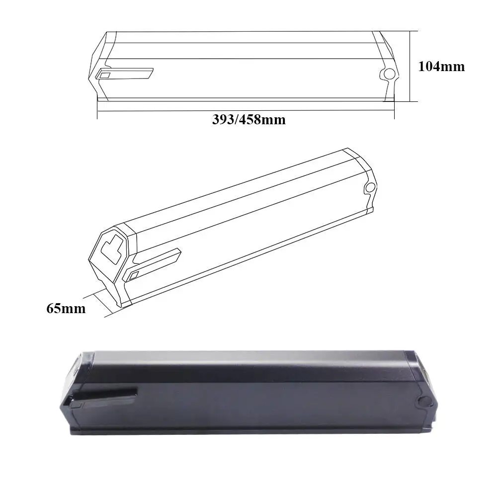 بطارية Saber Plus Ebike 36V 10.4Ah 11.6Ah 13Ah 14Ah 15.6Ah 48V 17Ah دراجة كهربائية حزمة بطارية متكاملة #5