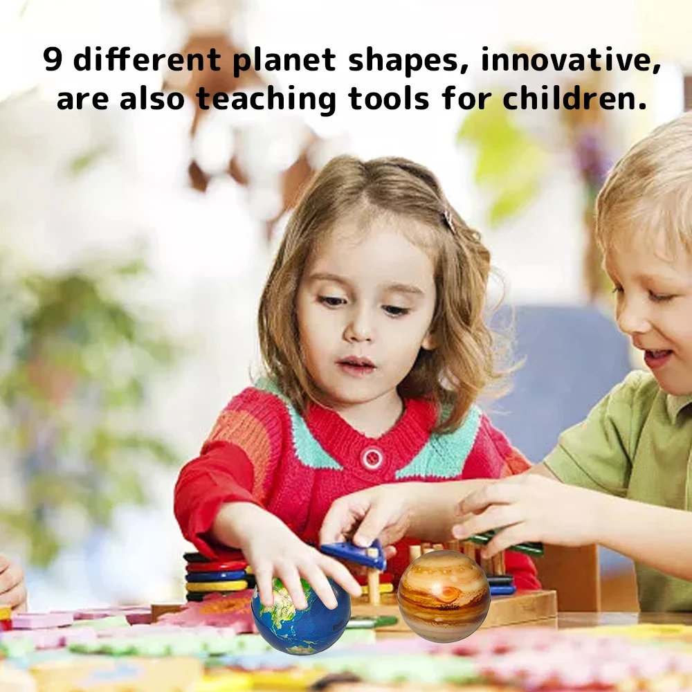 

Solar System Bouncy Ball Ball Stress Relief Eight Planets Earth Globe Ball Moon Star Ball Printing Star Ball