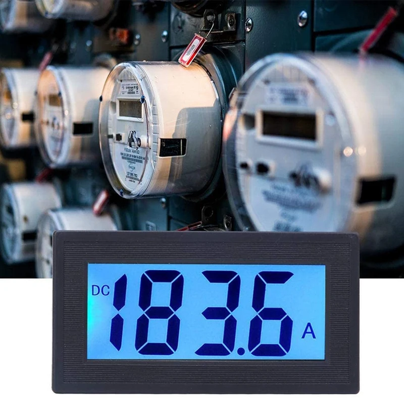 Digital Voltage Tester LCD Display Voltmeter Panel Precision Volt Monitor For Measuring Voltmeter (DC 0-200MV)