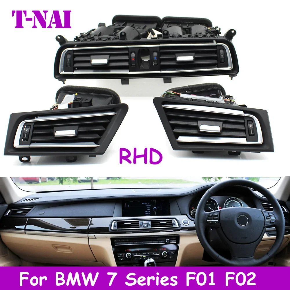 RHD Right Driver Central Left Right Air Conditioning Vent Grill Outlet Assembly For BMW 7 Series F02 F01 730i 735i 745i 750i