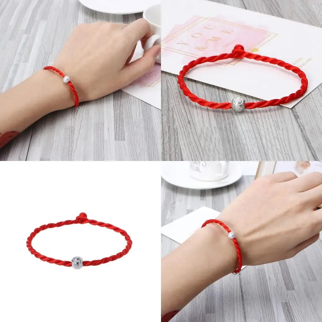 Kabbalah Braided Bracelet Lucky Bead Tibetan Red Rope String Bracelets Jewelry