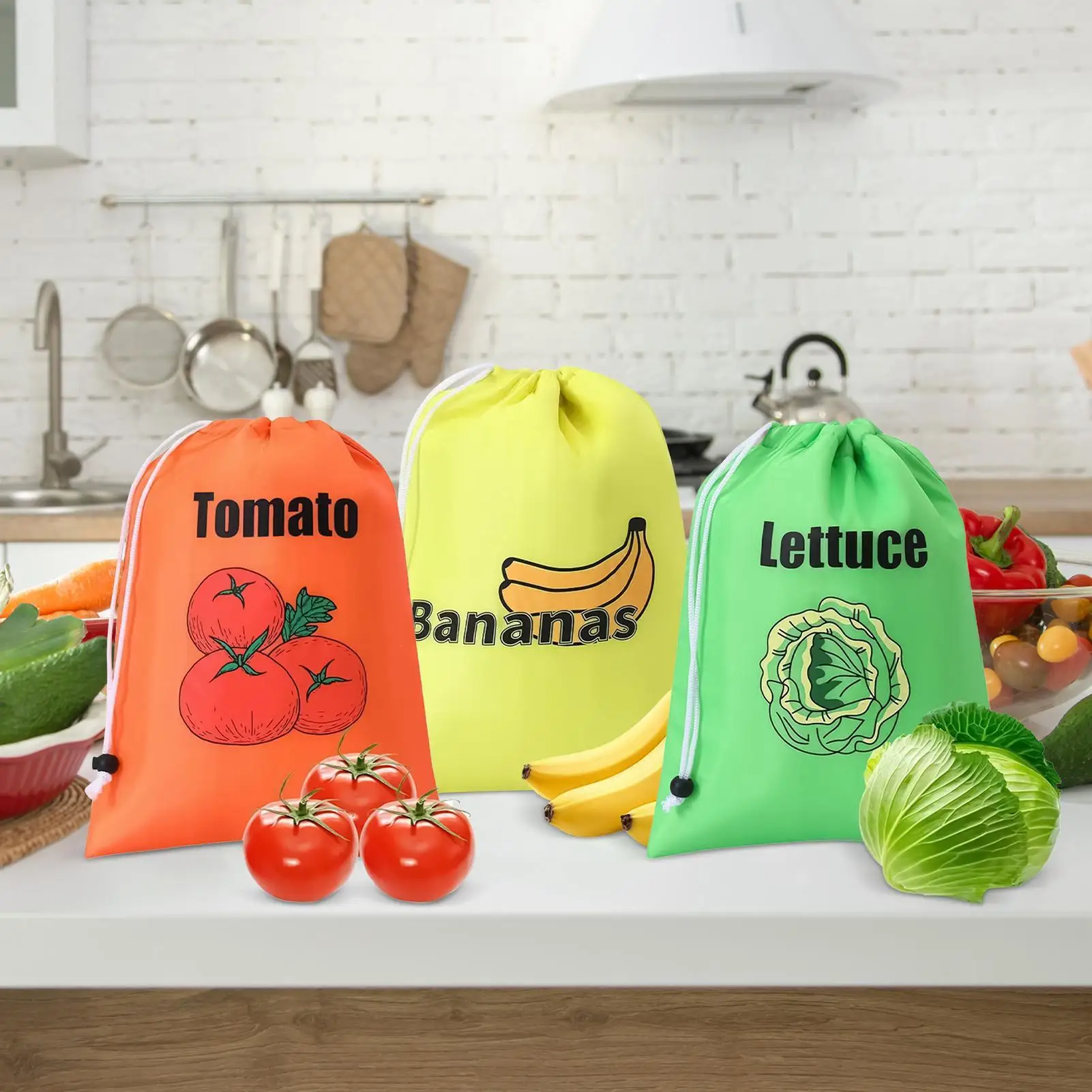 

Сумки для хранения овощей, сумки для продуктов, многоразовые моющиеся контейнеры, морозильный герметичный карман, защитная сумка для продуктов, путешествий