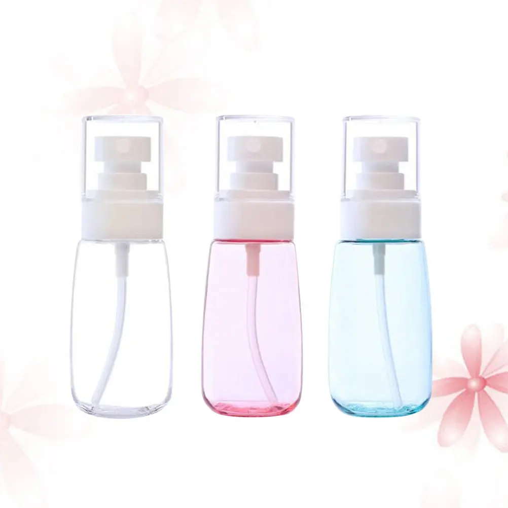 3Pcs 100Ml Compact Spray Bottles Leakproof Refillable Travel Bottles Portable Subpackaging Bottle for Toner Facial Mist Kitchen
