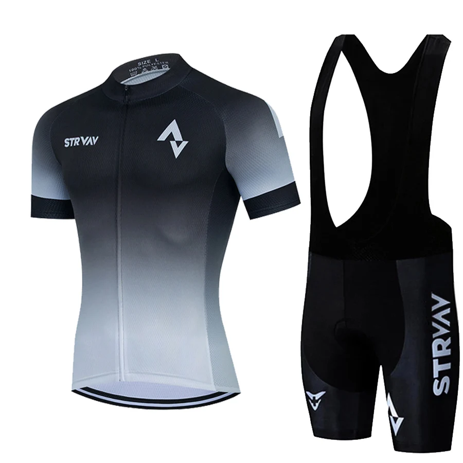 

2022 STRVAV New Men's Summer Cycling Suit Suit Mountain Bike Suit Race Quick-drying Breathable Comfortable Customizable