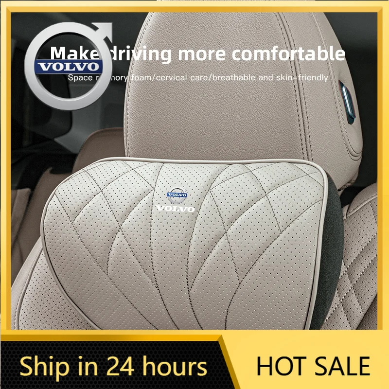 

Steering Covers 2024 New Car Interior Seat Headrest Products For Volvo XC60 S60 V40 V50 V60 S80 S40 C30 AWD C70 S40 S60 S80 S90