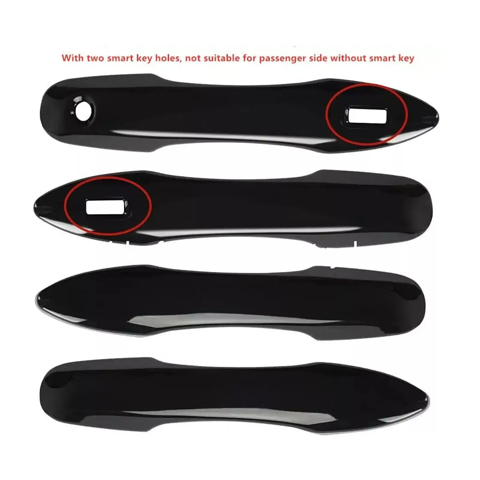 For Toyota Camry 2018-2023 2019 2020 2021 2022 Carbon Fiber Car Sticker Door Handle Cover Trim Accessories Protect Decoration