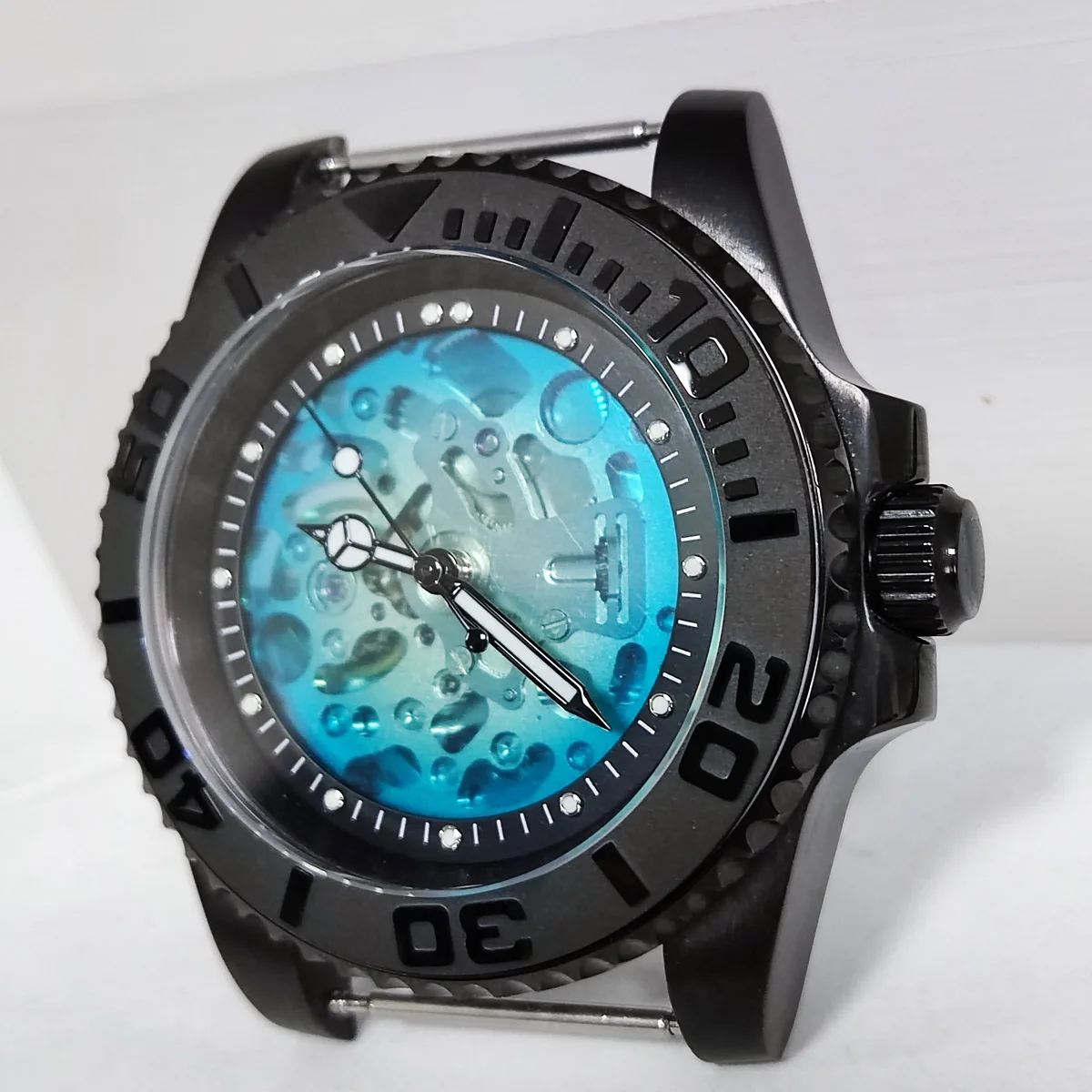 40mm NH35 Case custom logo Sapphire Glass nh35 Watch case nh70 case Watch dial part nh36 dial nh35/nh70 Movement nh35 dial