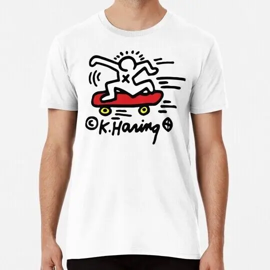 K-Haring T-Shirt, S para 5XL, Feito nos EUA, Feito nos EUA