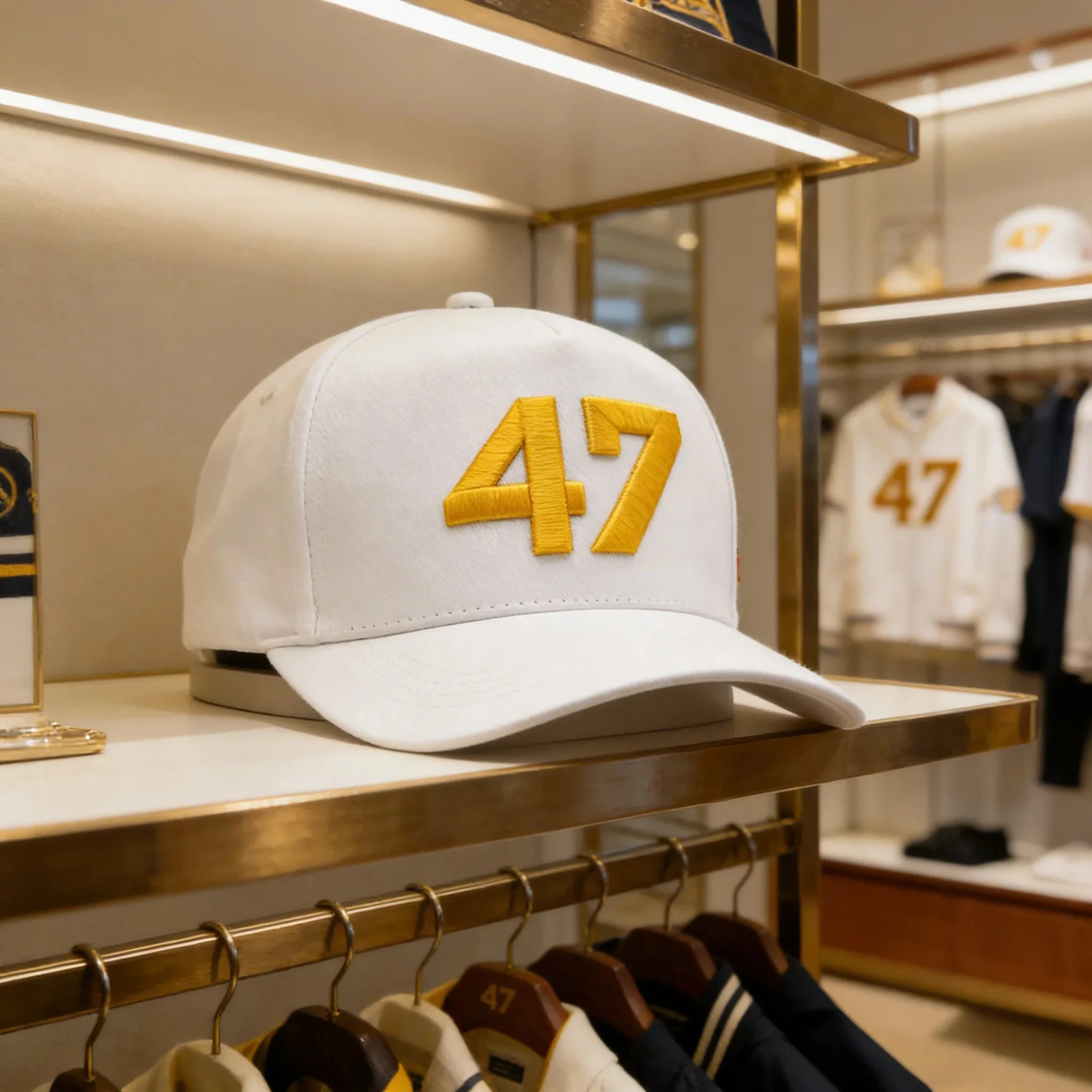 Charlie Kirk Hut, Goldstickerei, USA 47, Baseballkappe für Männer und Frauen, republikanische Geschenkhüte, weiß – Detail 36