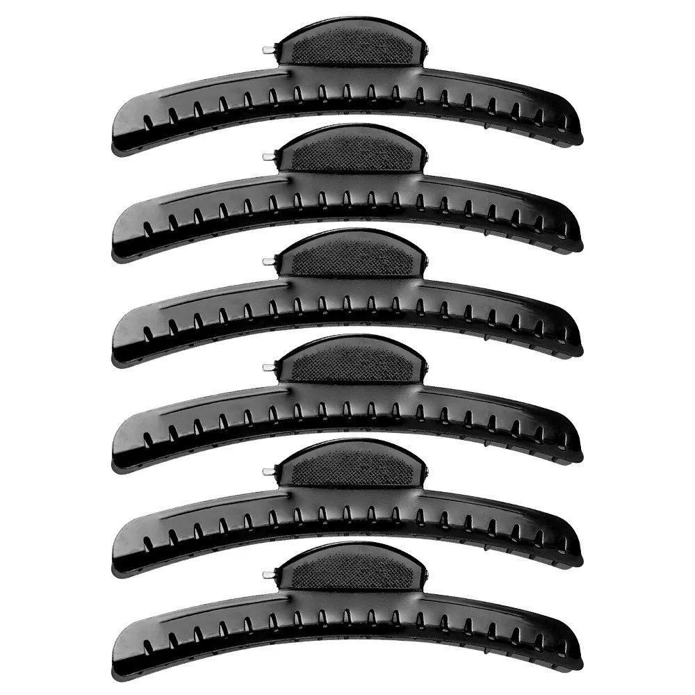 6Pcs New Durable Hairdressing Hair Clip Lightweight Aluminum Alloy Wave Hair Clips Hair Fixed Hairclips Salon Use