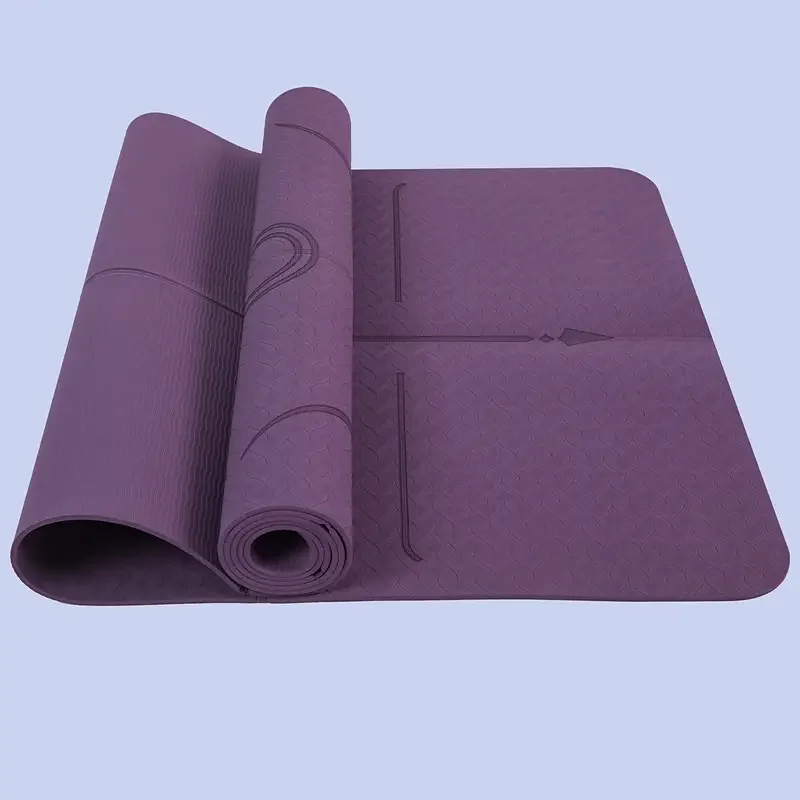 

Solid Color Foldable Yoga Mat TPE Yoga Mat 183*61*0.4cm (72in*24in*0.157in)