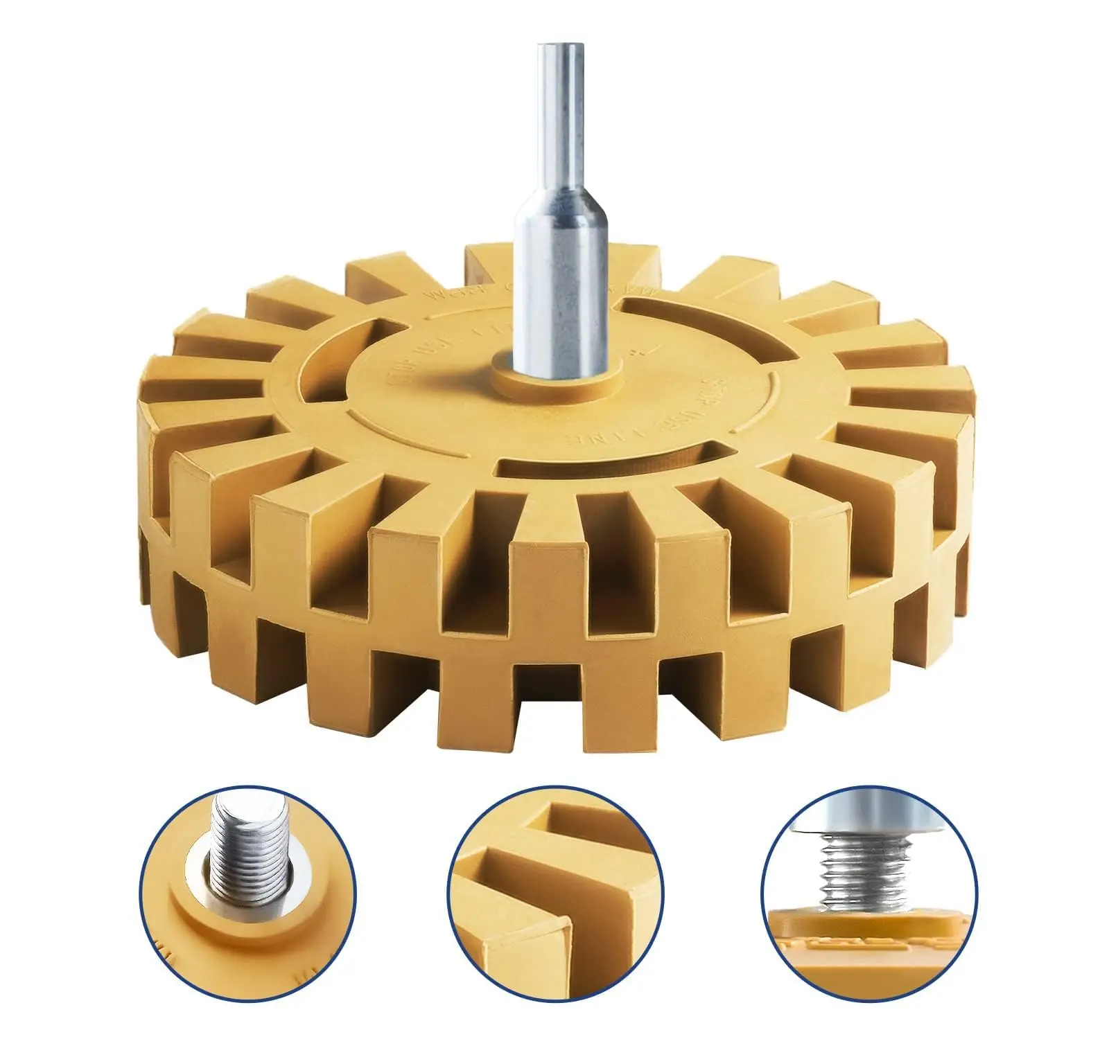

Автомобильный ластик для удаления клея, резиновое колесо, адаптер для гладкой электрической дрели, инструмент для удаления резиновых виниловых наклеек для ремонта краски
