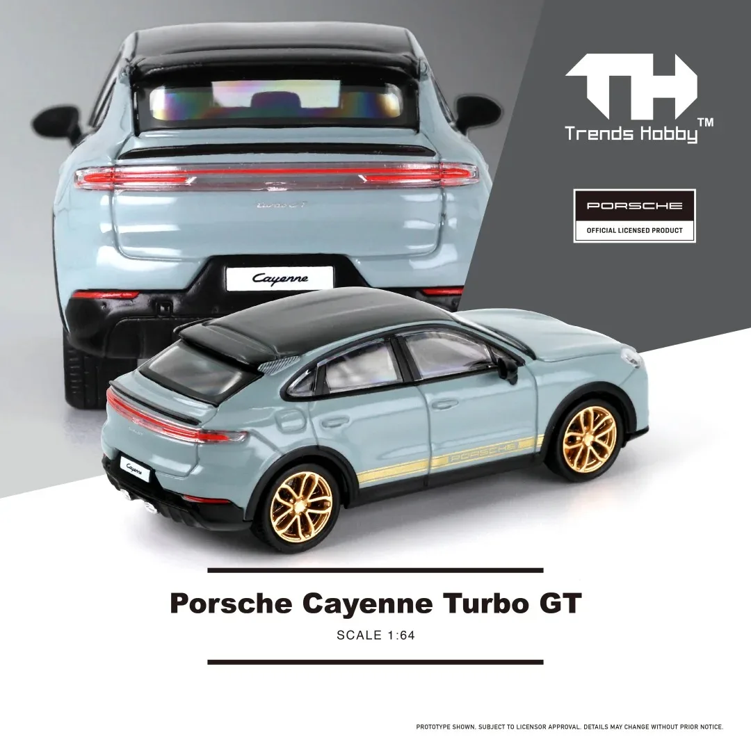 トレンドホビー 1/64 ポルシェ カイエン ターボGT 合金ダイキャストカーモデル コレクションギフト