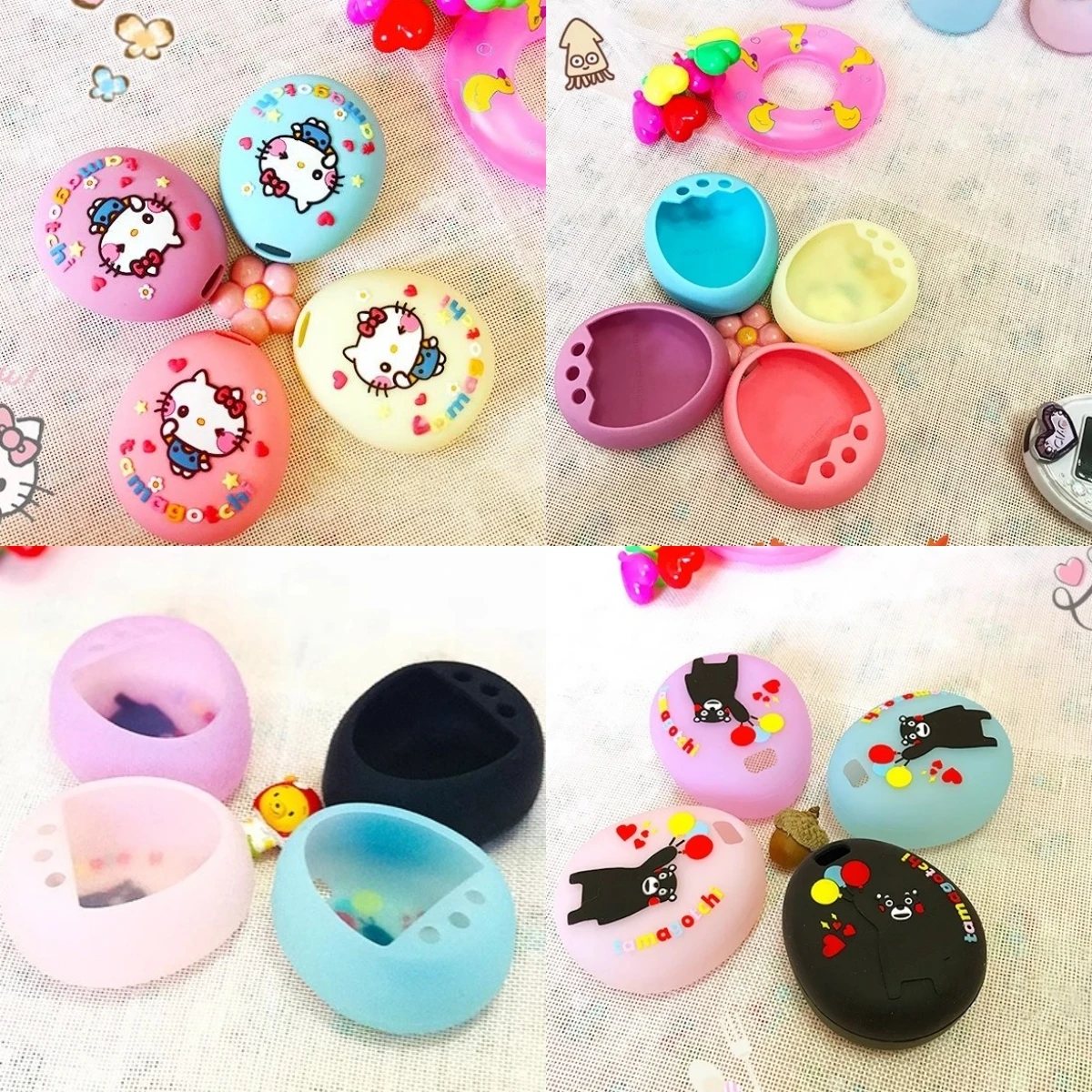 

New Tamagotchi Protective Case Silicone Mix/Meets/Ps/4u Universal Protective Case Silicone Case Cartoon Model Toys Gifts