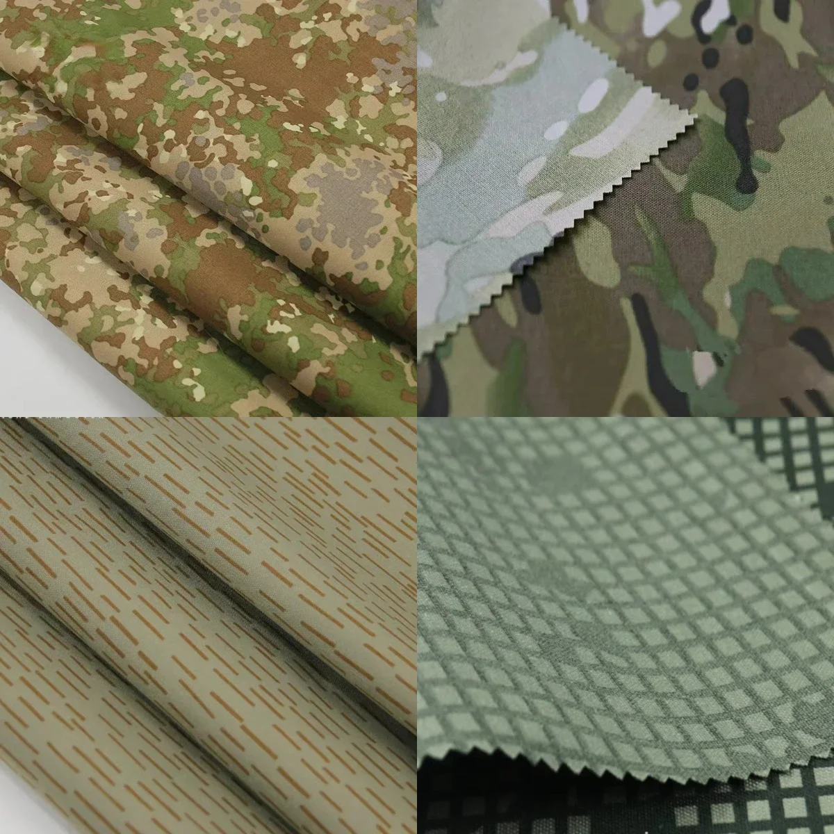500D нейлоновая тактическая камуфляжная ткань, образец для сумок ручной работы своими руками