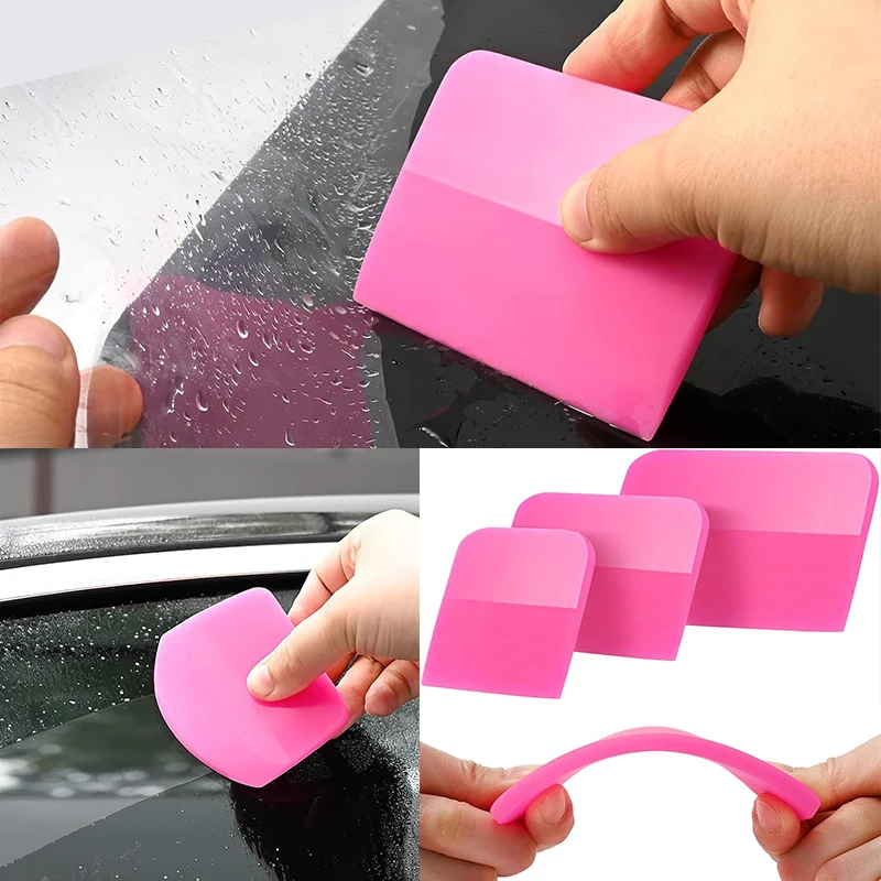 PPF Squeegee Soft TPU Rubber Squeegee Anti-Scratch PPF Film Spatula Water Wiper Blade Scraper Car Vinyl Wrap Window Tint Tools image 2