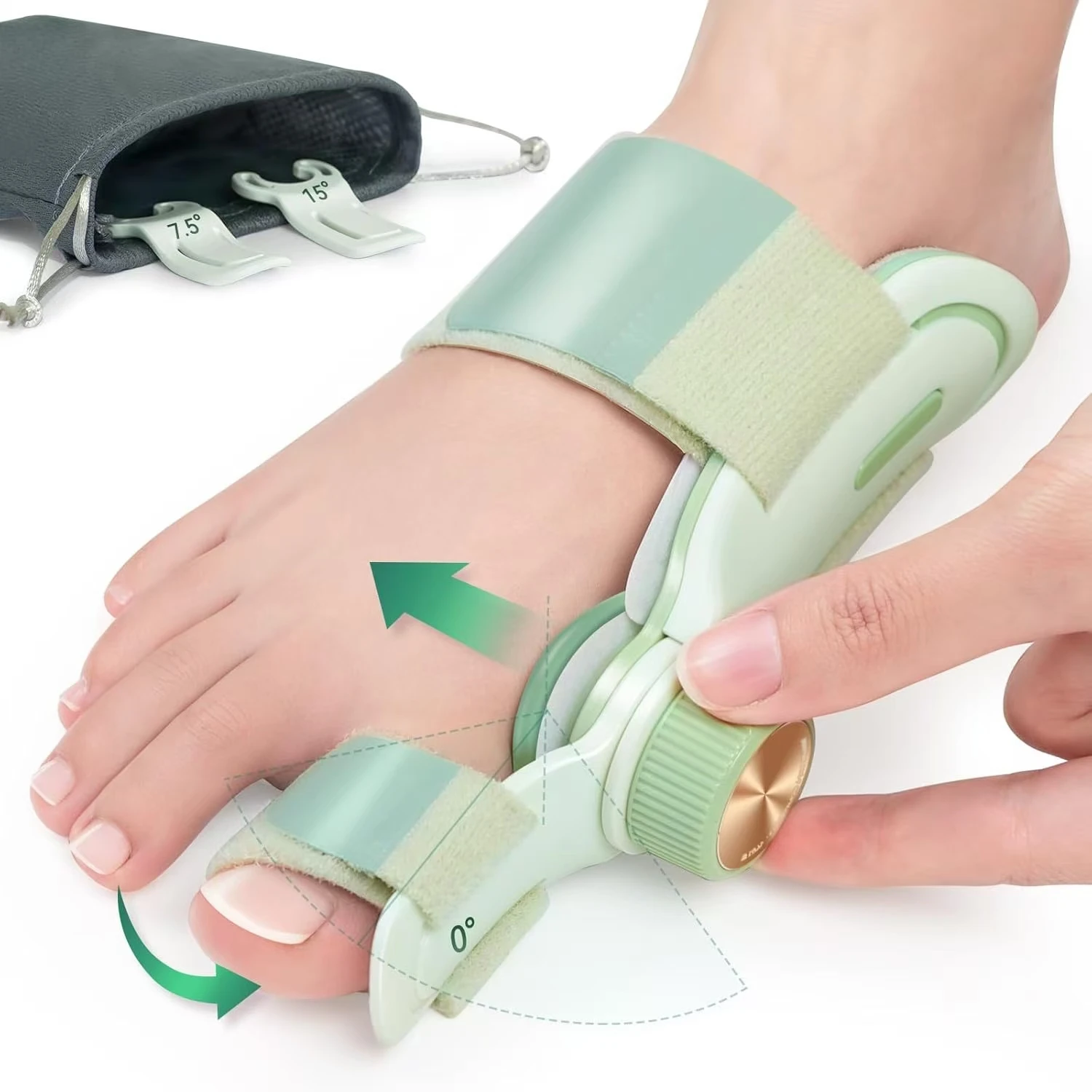 Correttore per Hallux Valgus per Migliorare la Deambulazione e Prevenire il Ritorno Post-Operatorio, Ortesi per Piede, Dispositivo Medico
