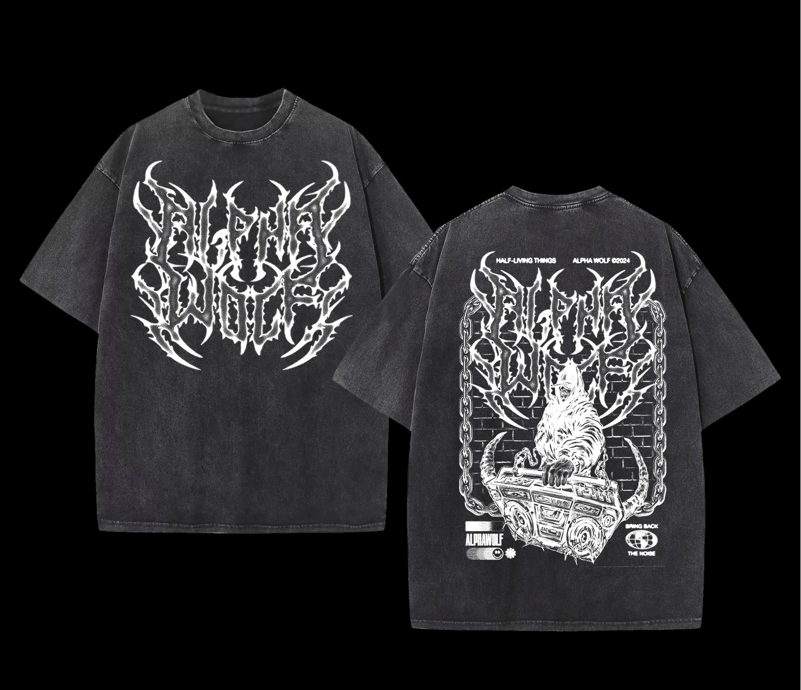 

Australian New Metalcore Band 2025 Asia Tour Limited-edition Wash T-shirts Vintage Cartoon Animation Movie T-shirt Couple