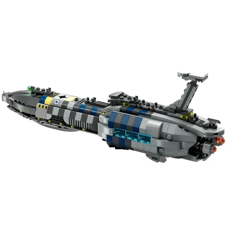 뜨거운 장난감 MOC 스타 보이지 않는 손 우주선 빌딩 블록 모델 성인 어린이를위한 75377 장난감과 호환 생일 선물