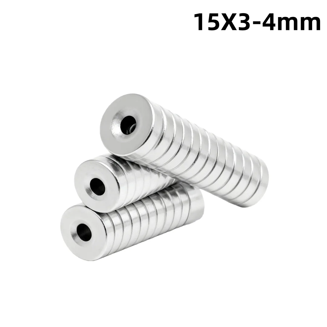 15X3-4mm Powerful Magnets Strong Round Magnets For Fridge, DIY, Building, Scientific, Craft, Education 15*3-4 15x3-4