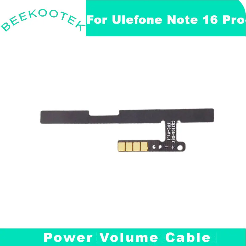 New Original Ulefone Note 16 Pro Power Volume Button Cable flex FPC Accessories For Ulefone Note 16 Pro Smart Phone