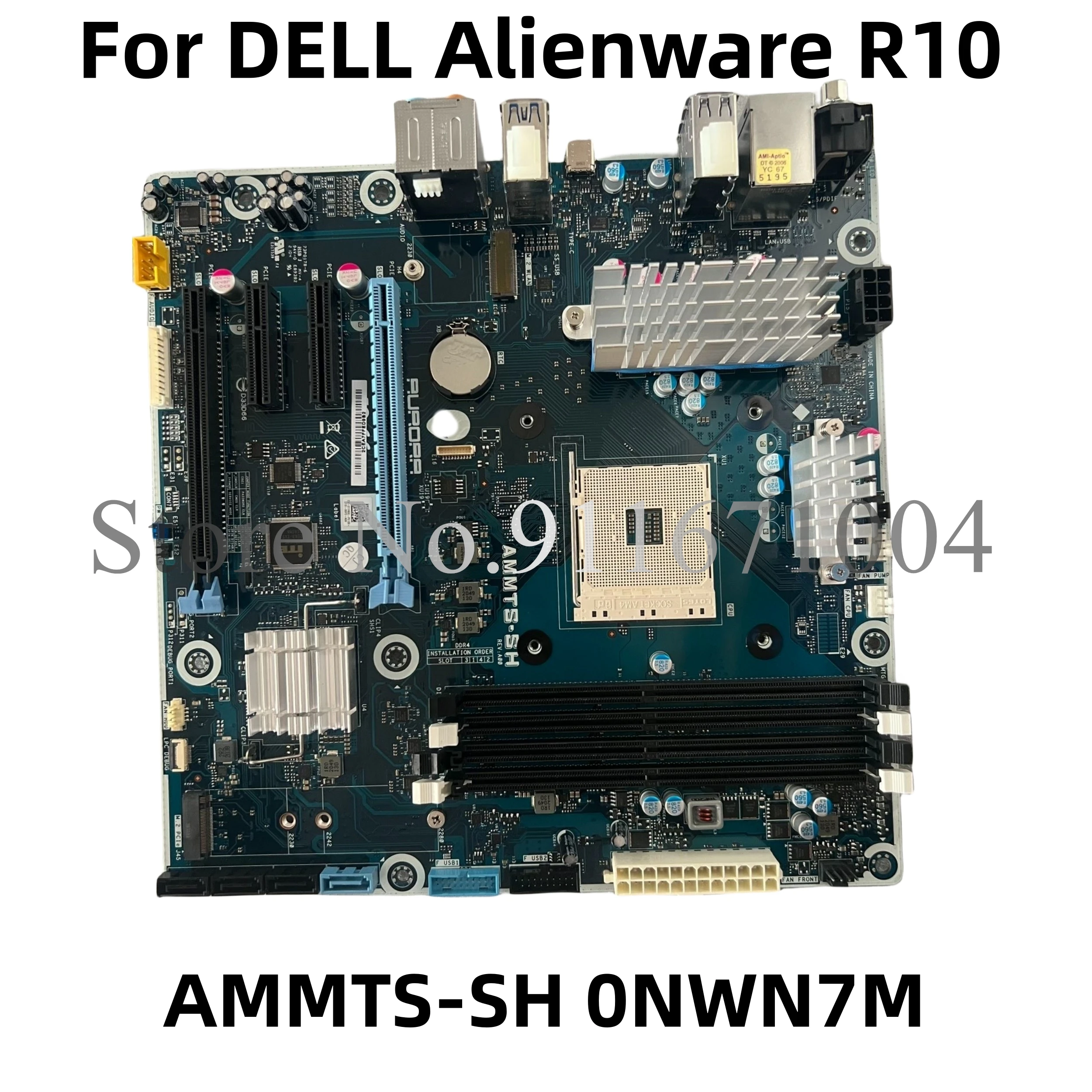 

AMMTS-SH For DELL Alienware R10​ Motherboard 0NWN7M NWN7M 0TYR0X TYR0X LGA1151 DDR4 Mainboard 100% Tested Fully Work