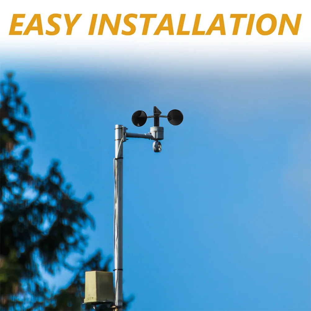 

2Pcs Replacement Anemometer Cup Wind Gauge Sensor with 3-Cup Design for Precise Wind Speeds Measurement in Outdoor Weather