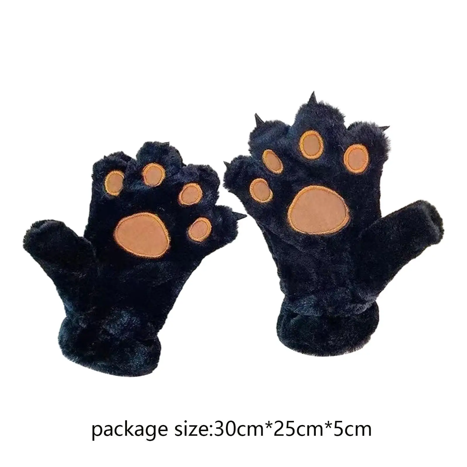 

Women Winter Gloves Animal Paw Gloves Animal Cosplay Plush Warm Gloves Cat Claw Paw Gloves Teen Girls Boys Male Female