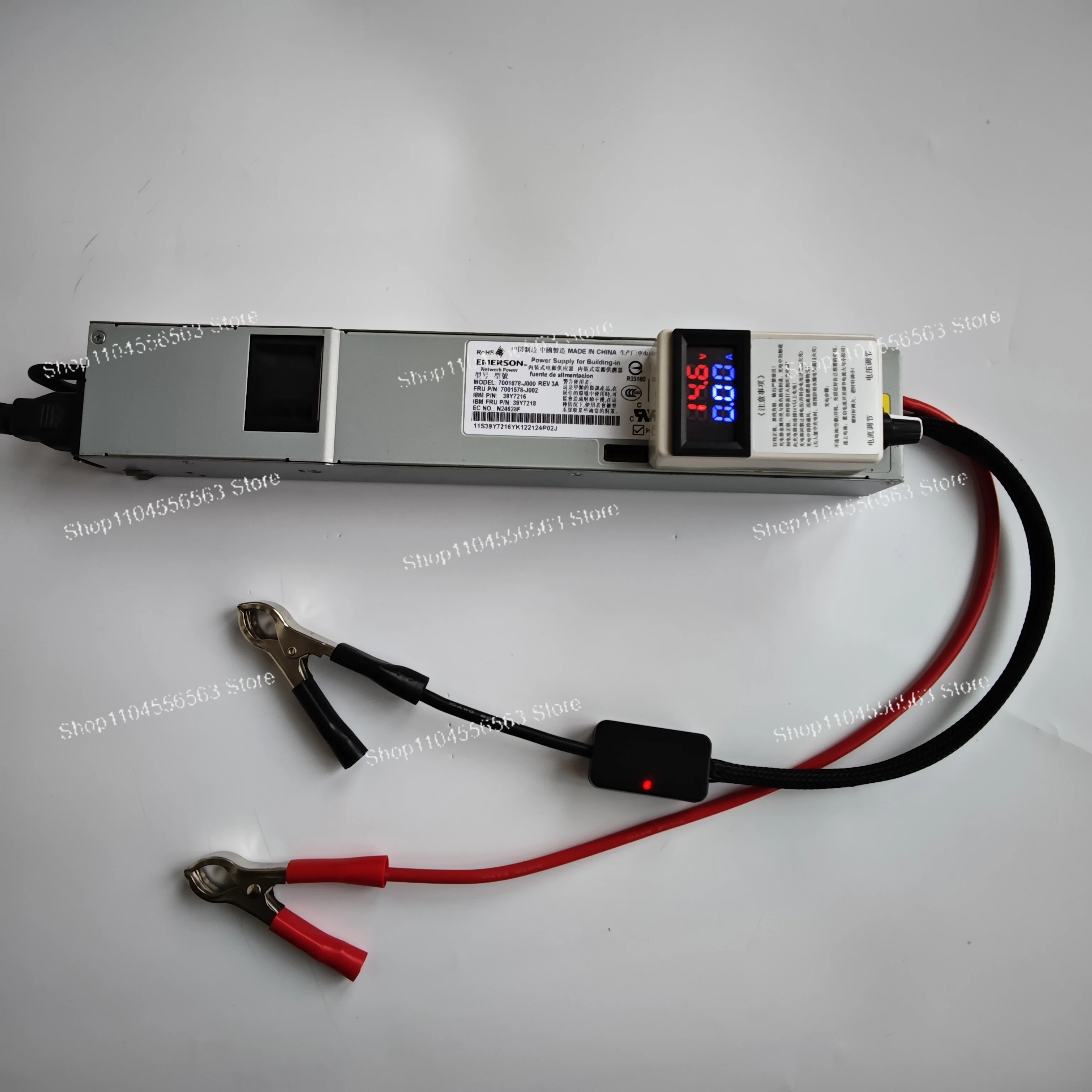 Lithium Iron Phosphate Charger, 12.6V-14.6V 50A Adjustable Voltage Current with Digital Display