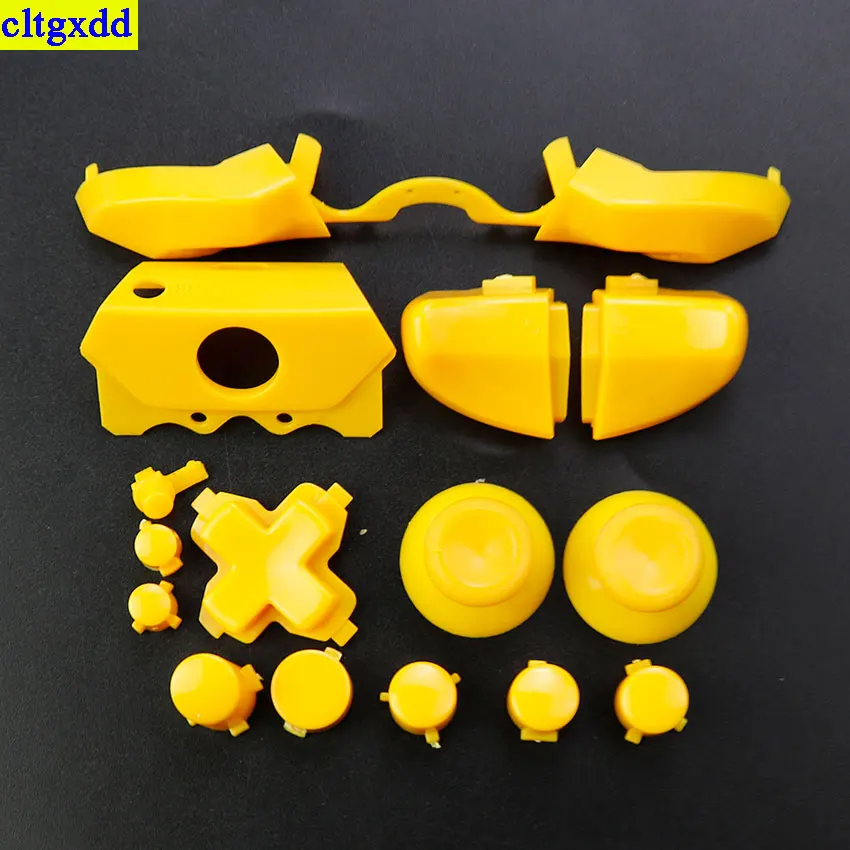 Cltgxdd Xbox One 엘리트 컨트롤러 범퍼 트리거 단추, 교체 D-패드 LB RB LT RT 단추 키트, 1 세트