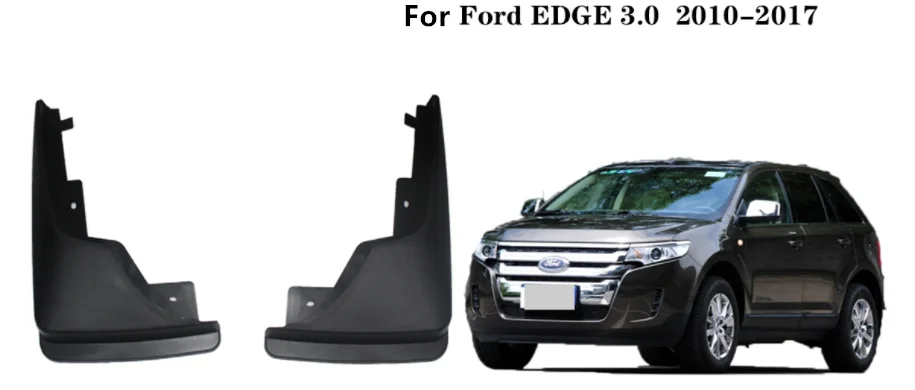 

2pcs Car Mudguards tire Fenders For Ford Edge 3.0 2011 2012-2017 Splash Guards Mud Flaps Splash Guards Wheel fenders Accessories