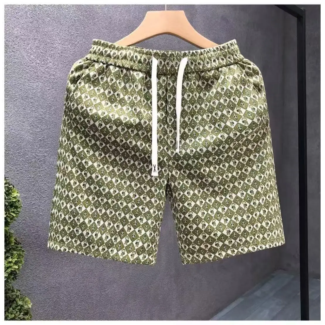 

Летние модные брендовые новые шорты 2025, модные мужские свободные повседневные пляжные брюки