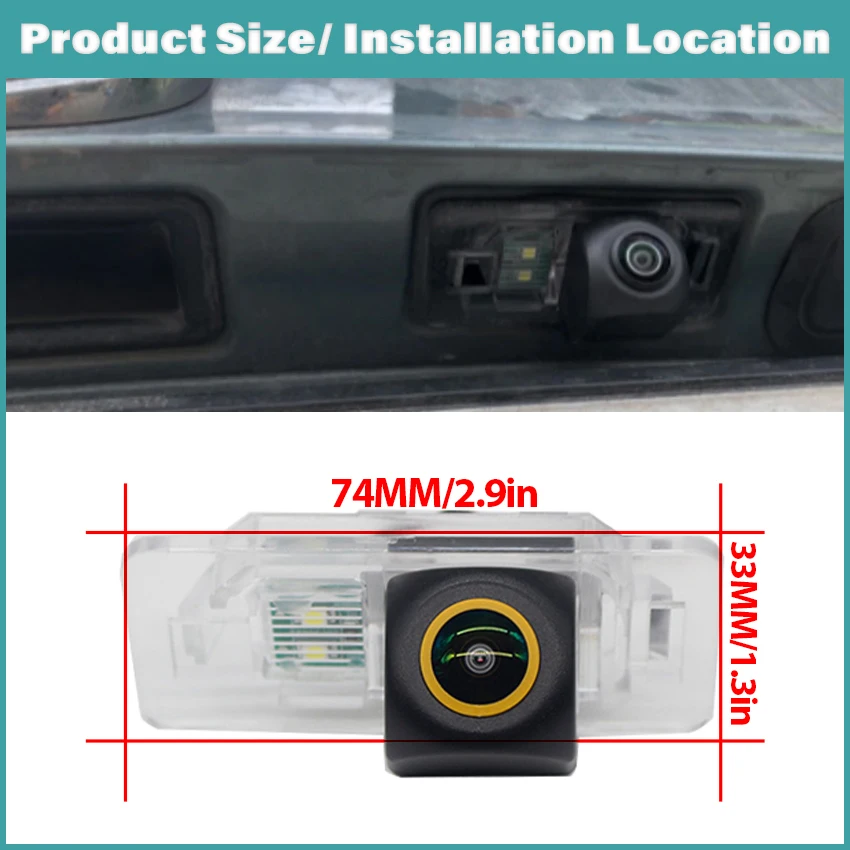 1080P Rear View Camera For BMW X3 E83 2003~2008 2009 2010 CCD Night Vision Reverse Camera License Plate Camera 170° Fisheye Lens