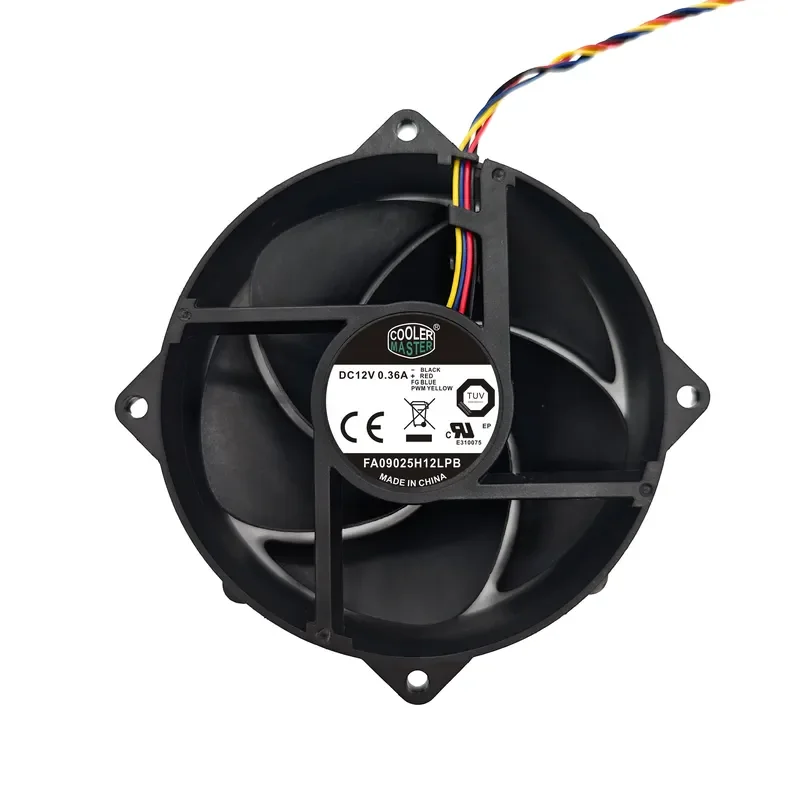 for Cool Supreme FA09025H12LPB 12V 0.36A 90mm Round Frame 4-Wire PWM CPU Cooling Fan Radiator Heatsink Cooler