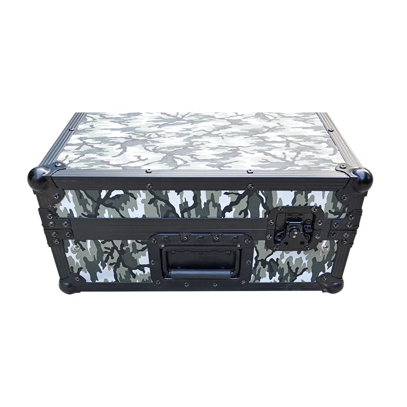 wood material aluminum frame DJ controller flight case road case customization