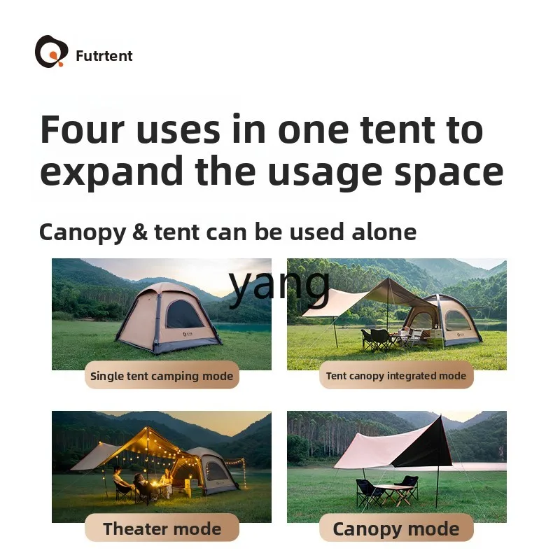 LMMAutomatic Inflatable Camping Tent Park Large Canopy Tent