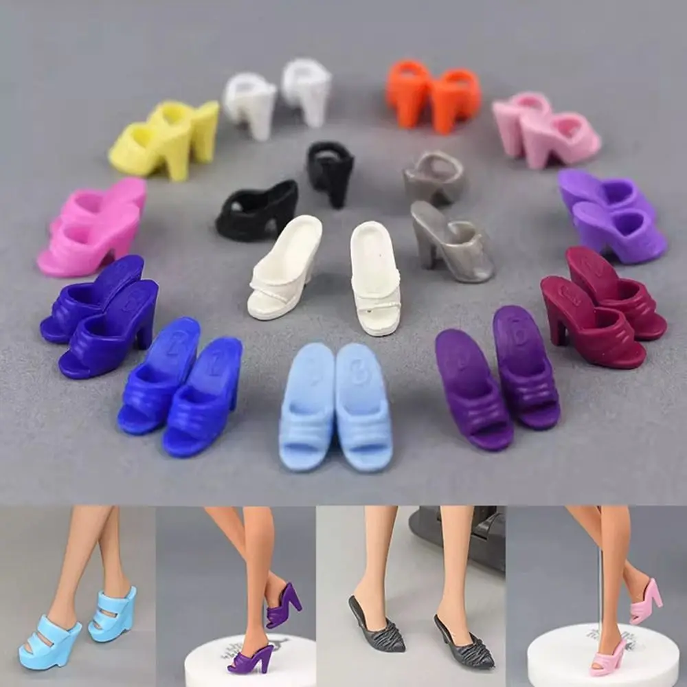 Female Doll Boots 1/6 Doll Shoes High Heels Slippers Super Model 30cm Figure Doll Sandals Original 30cm Doll Casual Shoes