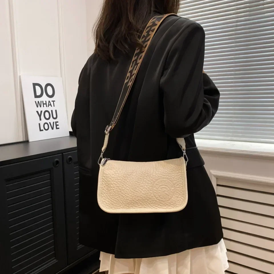 High Quality Genuine Leather Women Messenger Bag Fashion Retro Female Shoulder Bags Fashion Designer Girl Solid Color Wallet