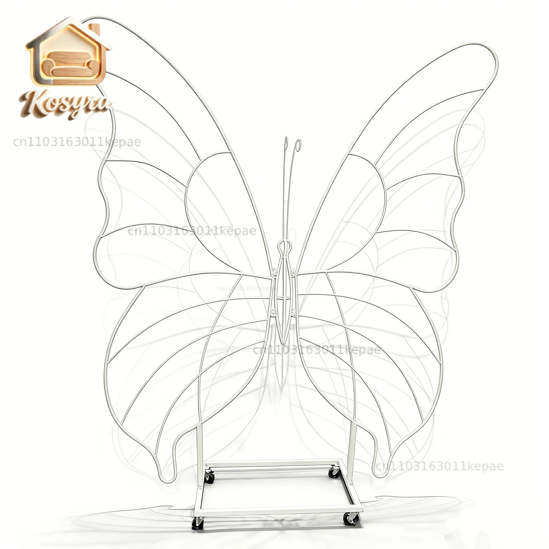 wrought-iron-butterfly-skeleton-love-moon-arch-kt-board-shelf-hotel-wedding-birthday-banquet-decoration