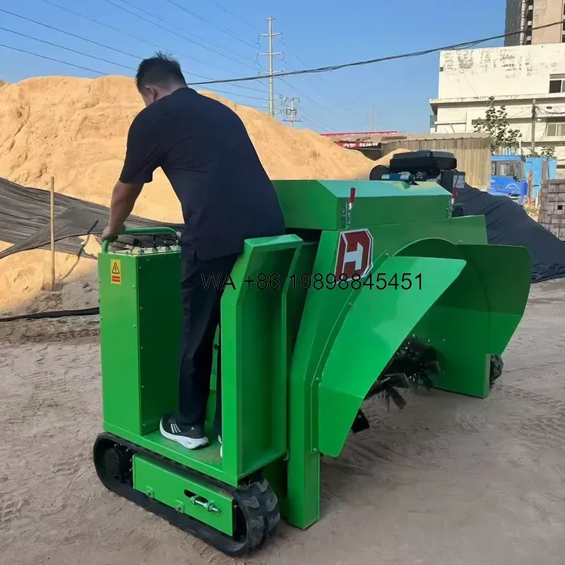 Wmwmnu for Hydraulic Crawler Compost Mixer Turner Organic Waste Fertilizer Fermentation System