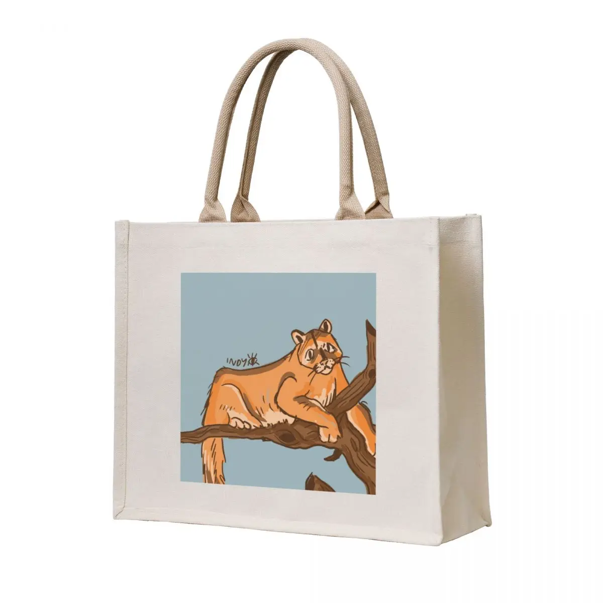 

the l in lion Tote Bag Portable shopping bag custom canvas bag university shopper