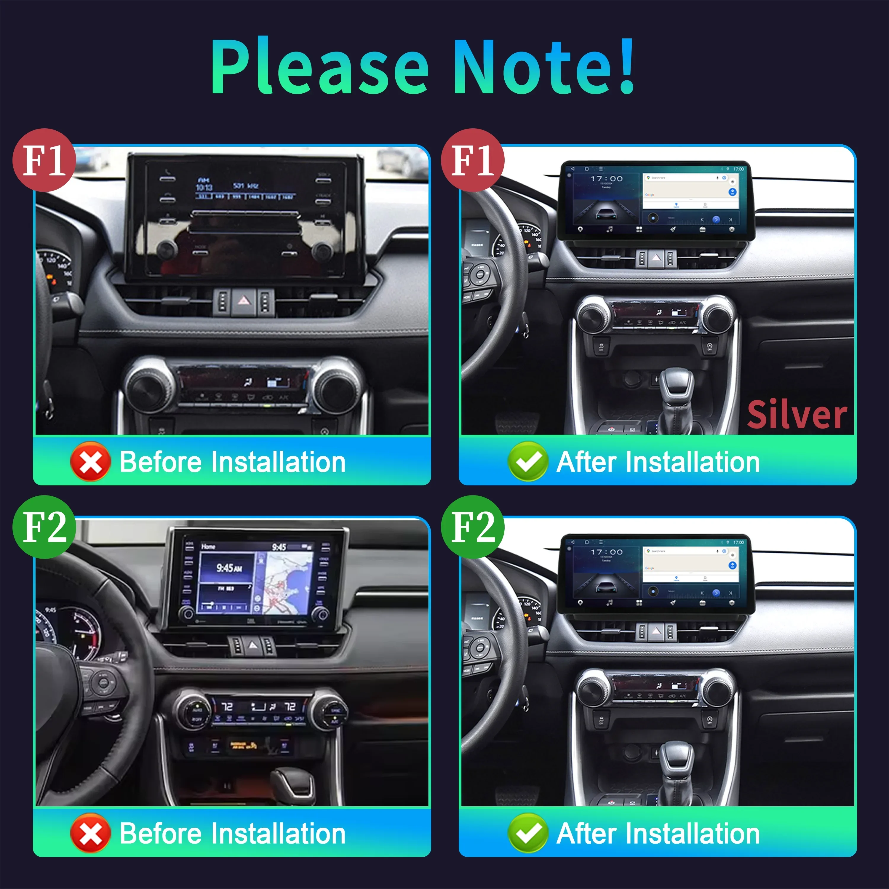 For Toyota RAV4 2020-2022 12.3inch Car Radio Multimedia Navigation Stereo 4G Wireless Bluetooth Carplay Touch Head Unit Screen