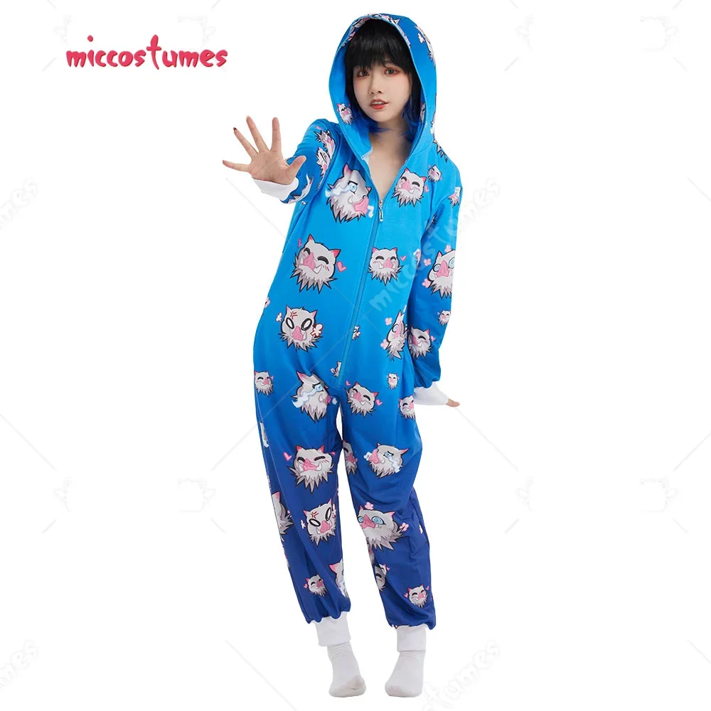 Women Long Sleeve Homewear Onesie Pajama Hooded Loungewear Cosplay Costume Outfits