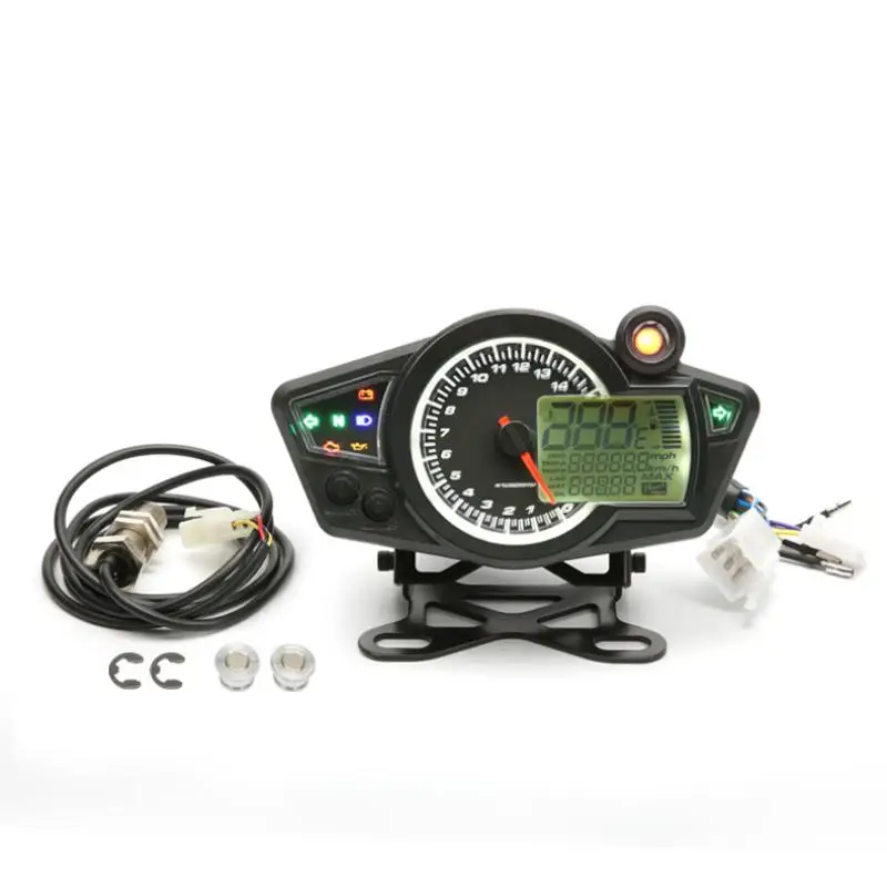 Motorcycle Modified Accessories LCD Meter Speedometer for KOSO RX1N Odometer Tachometer Water-thermometer Fuel Gauge
