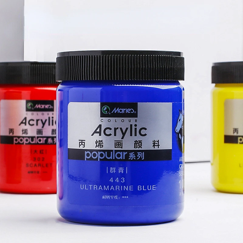 

300ml Artist Acrylic Paint Creative Shoes Stone Wall Painting Waterproof Lightfast Graffiti Dye Children's DIY Art Supplies